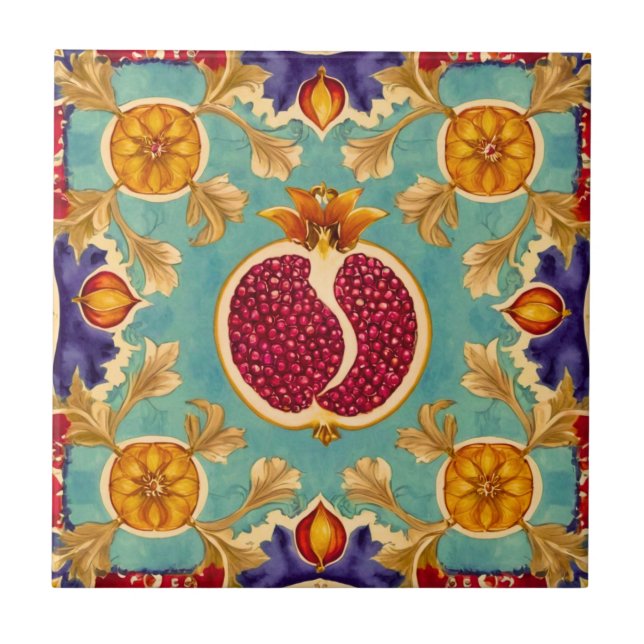 Azulejo Amor granate (Frente)