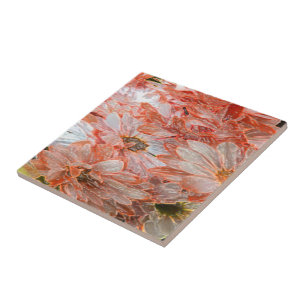 Azulejo Amor naranja - Mosaico cerámico