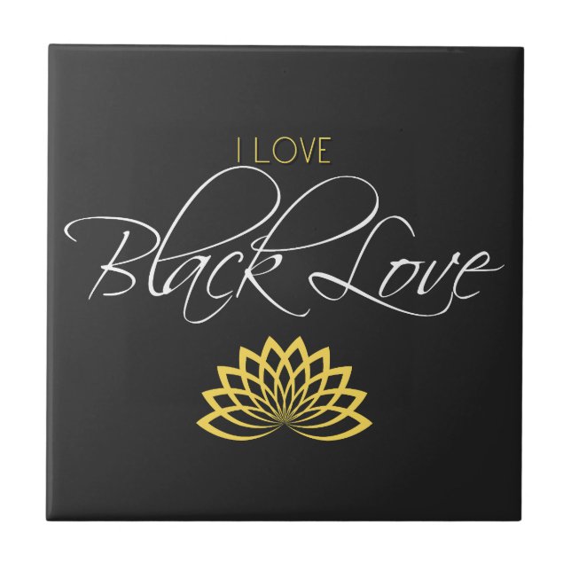 Azulejo Amor negro (Frente)