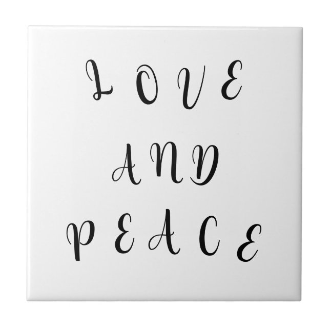 Azulejo Amor Y Paz Cuidados (Frente)