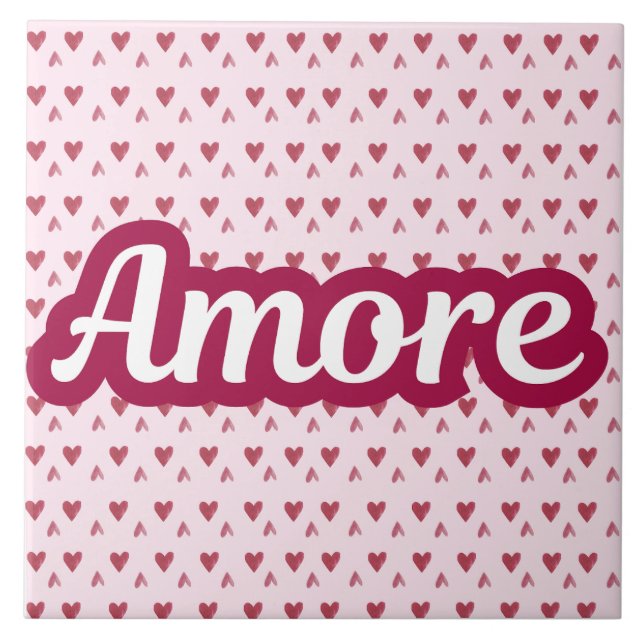 Azulejo Amore Typography Design – Valentine’s Day Gift (Frente)