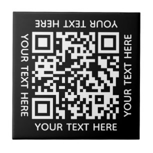 Azulejo Añadir su propio código QR Análisis de texto Mínim