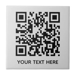 Azulejo Añadir su propio código QR Análisis de texto Mínim