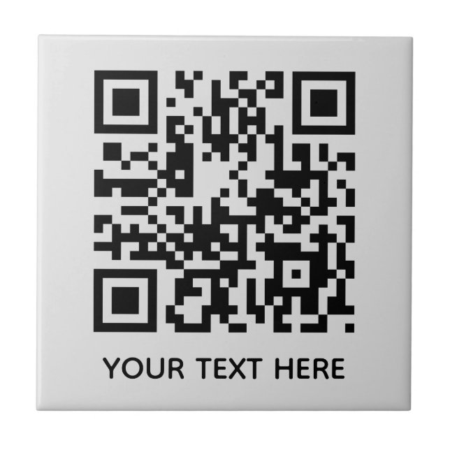 Azulejo Añadir su propio código QR Análisis de texto Mínim (Frente)