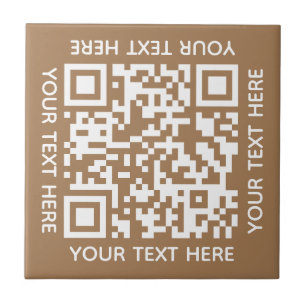 Azulejo Añadir su propio código QR Análisis de texto Simpl