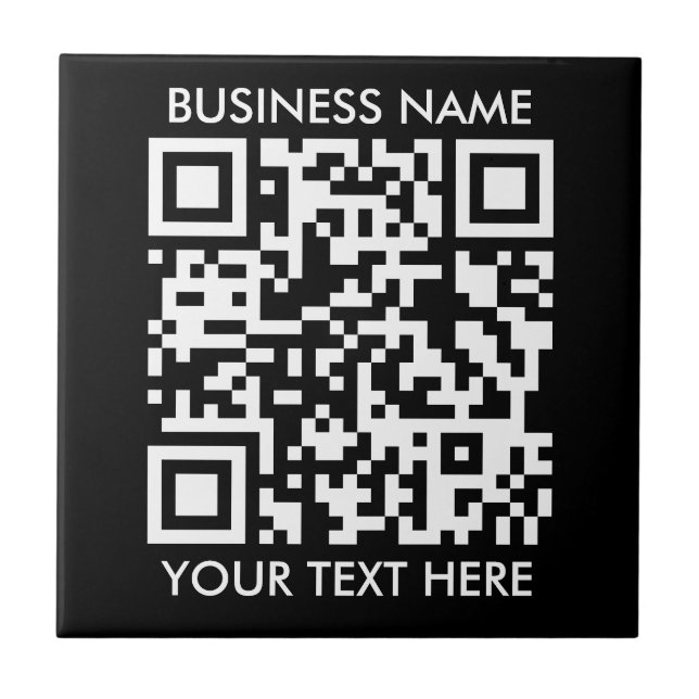 Azulejo Añadir su propio código QR Análisis de texto Simpl (Frente)