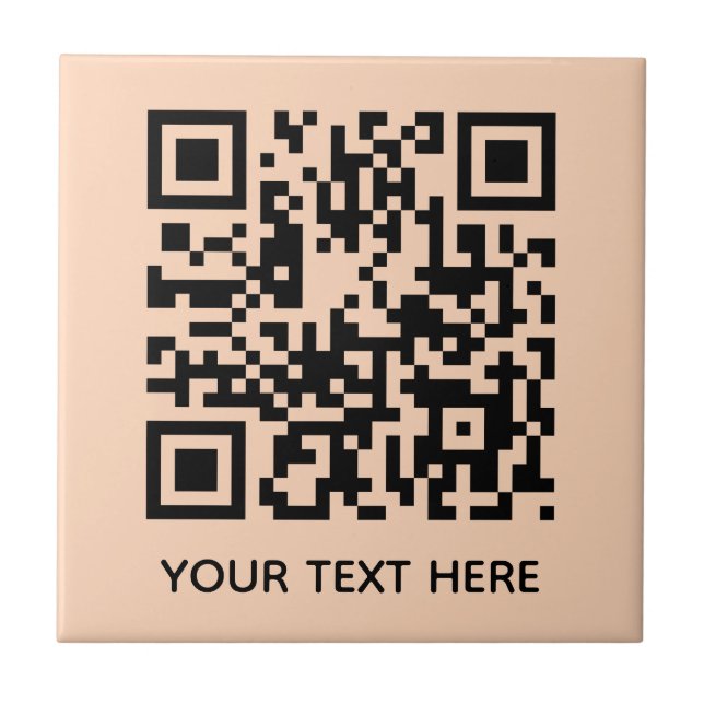 Azulejo Añadir su propio código QR Explorar mosaico simple (Frente)
