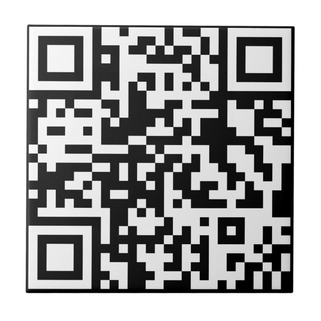 Azulejo Añadir su propio código QR Explorar mosaico simple (Frente)