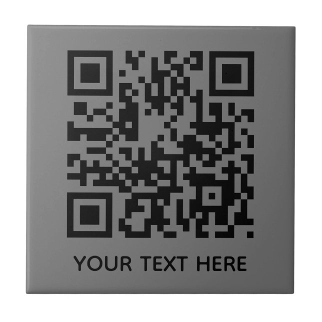 Azulejo Añadir su propio código QR Explorar mosaico simple (Frente)