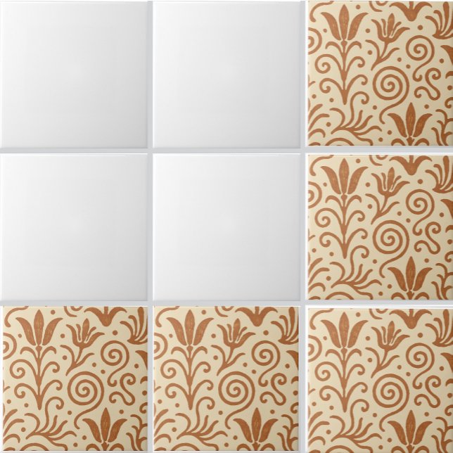 Azulejo Ancient  Bronze Age Aegean Minoan Inspired Pattern (Subido por el creador)