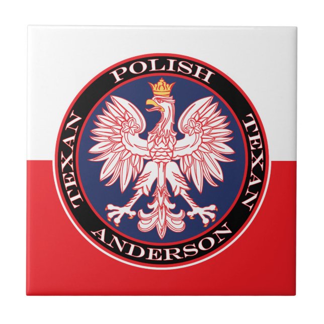 Azulejo Anderson Round Poland Texan (Frente)