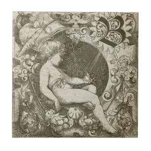 Azulejo Ángel de cosecha