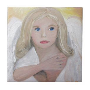 Azulejo Ángel de la guarda