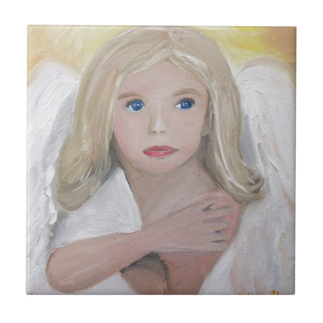 Azulejo Ángel de la guarda (Frente)