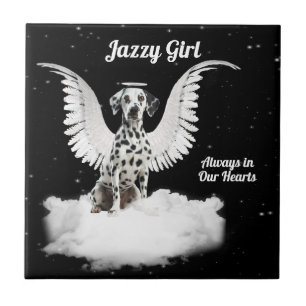 Azulejo Angel Dog Dalmatian Mascota Tile