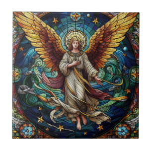 Azulejo Ángel religioso