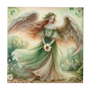 Azulejo Ángel Serenidad del Trébol