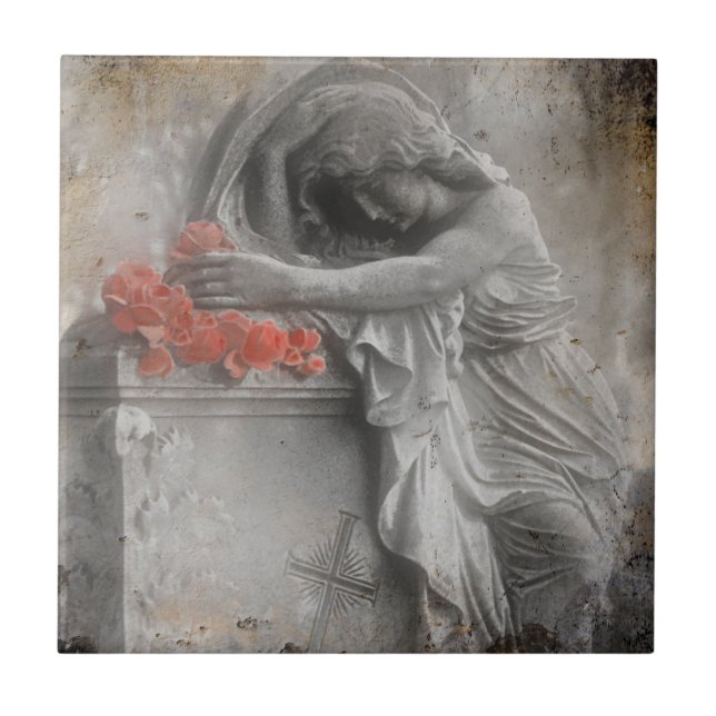 Azulejo Ángel surrealista (Frente)