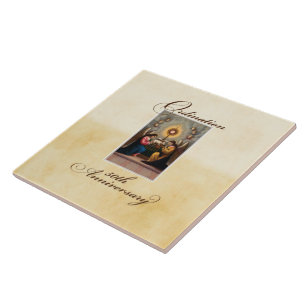 Azulejo Ángeles del 50° aniversario de la ordenación en el