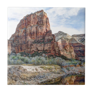 Azulejo Ángeles del parque nacional de Zion que aterrizan