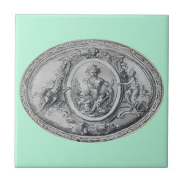 Azulejo Angels antiguos y dioses arte romano griego