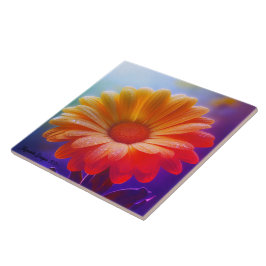 Azulejo Angestelle Decorative Two Tone Daisy