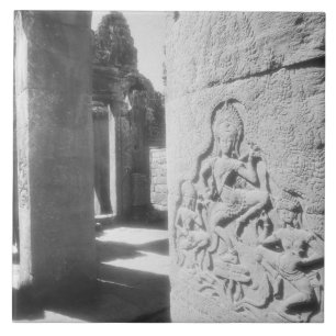 Azulejo Angkor Camboya, Apsara Talla El Bayon 2