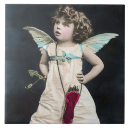 Azulejo Angry Cupid