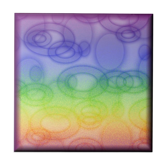 Azulejo Anillos arcoiris (Frente)