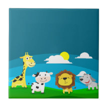 Animales de dibujos animados           