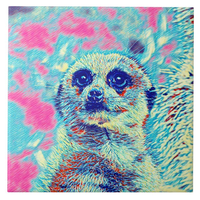 Azulejo AnimalMix_Meerkat_008 (Frente)