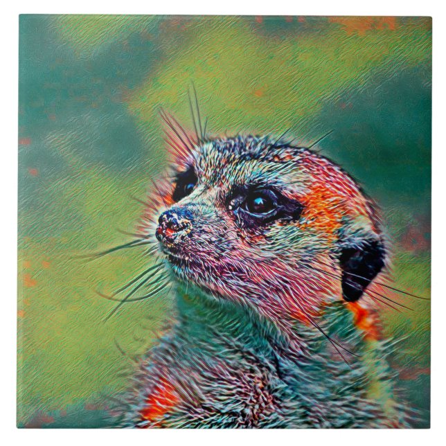 Azulejo AnimalMix_Meerkat_009 (Frente)
