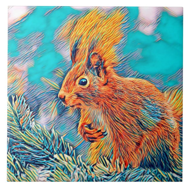 Azulejo AnimalMix_Squirrel_001 (Frente)