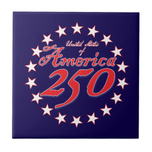 Azulejo Aniversario 250 de América