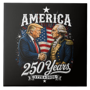 Azulejo Aniversario de América 250º Trump Washington