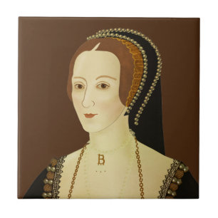 Azulejo Anne Boleyn - ilustracion histórico