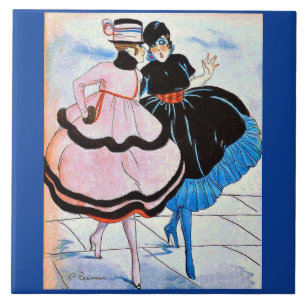 Azulejo Annie y Susie 1915