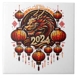 Azulejo año nuevo chino 2024