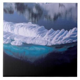 Azulejo Antártida, Bahía del Paraíso. Iceberg en cristal