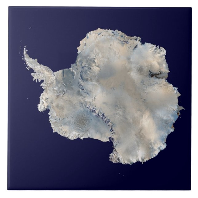 Azulejo Antártida (imágenes de NASA Blue Marble) (Frente)