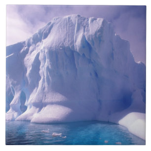 Azulejo Antártida. Paisajes de hielo antárticos
