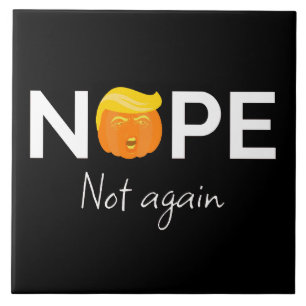 Azulejo Anti-Trump - No, no más edición Halloween I