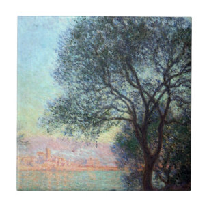 Azulejo Antibes en la mañana por Claude Monet