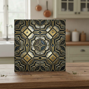 Azulejo Antigua Hierro Industrial Geométrica #10 ID1227