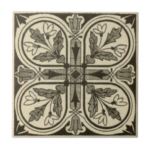 Azulejo Antigüedad Transferware de la reproducción VT000
