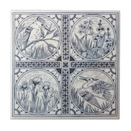 Azulejo Antigüedad Transferware de la reproducción VT0050