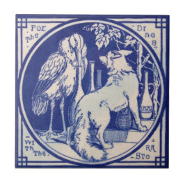 Azulejo Antigüedad Transferware de la reproducción VT0061