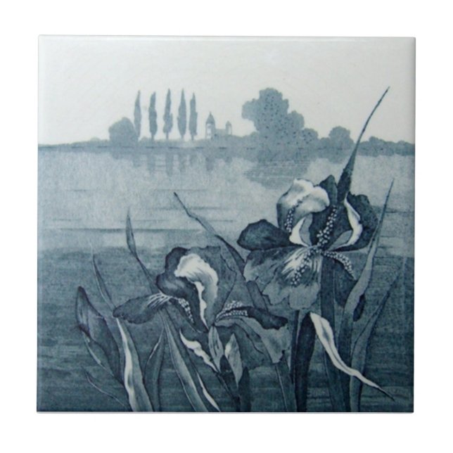 Azulejo Antigüedad Transferware de la reproducción VT0065 (Frente)