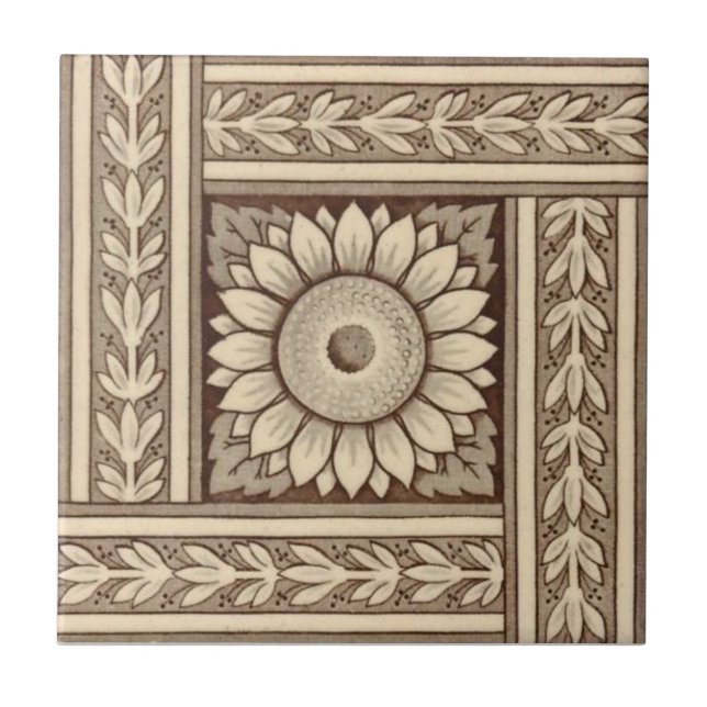 Azulejo Antigüedad Transferware de la reproducción VT0074 (Frente)