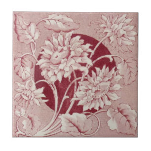 Azulejo Antigüedad Transferware de la reproducción VT010